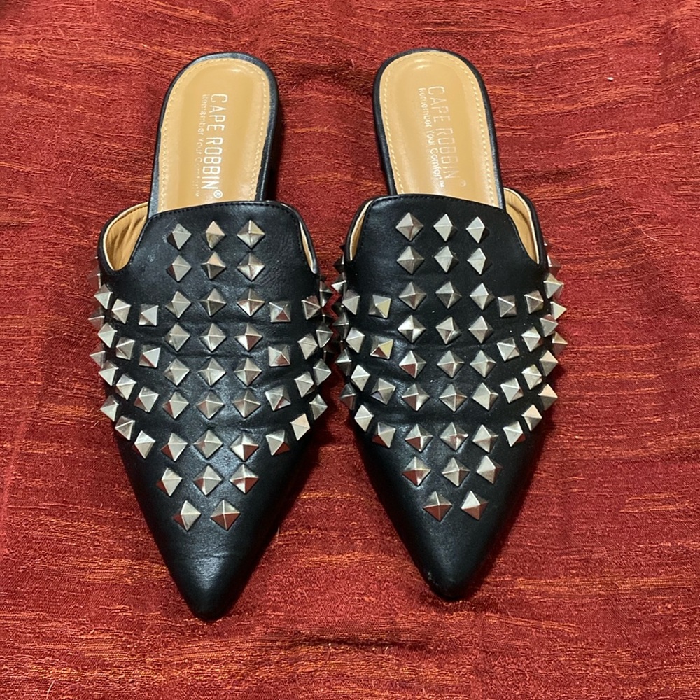 Cape Robbin studded mule